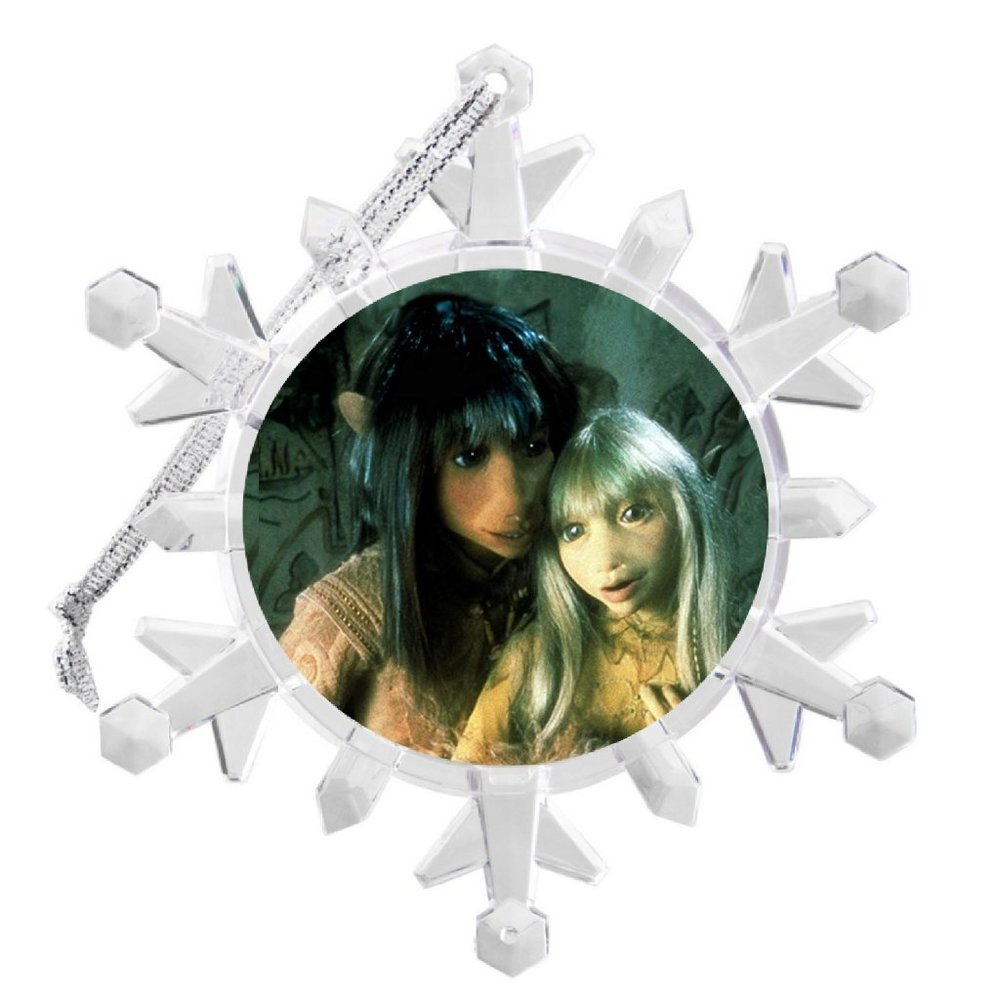 Dark Crystal Movie Snowflake Blinks Lit Holiday Christmas Tree Ornament
